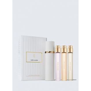 Estée Lauder Kohinga papai Atomizer Case me te whakakī 3 Rahi Haerenga Eau de Parfum Rehu